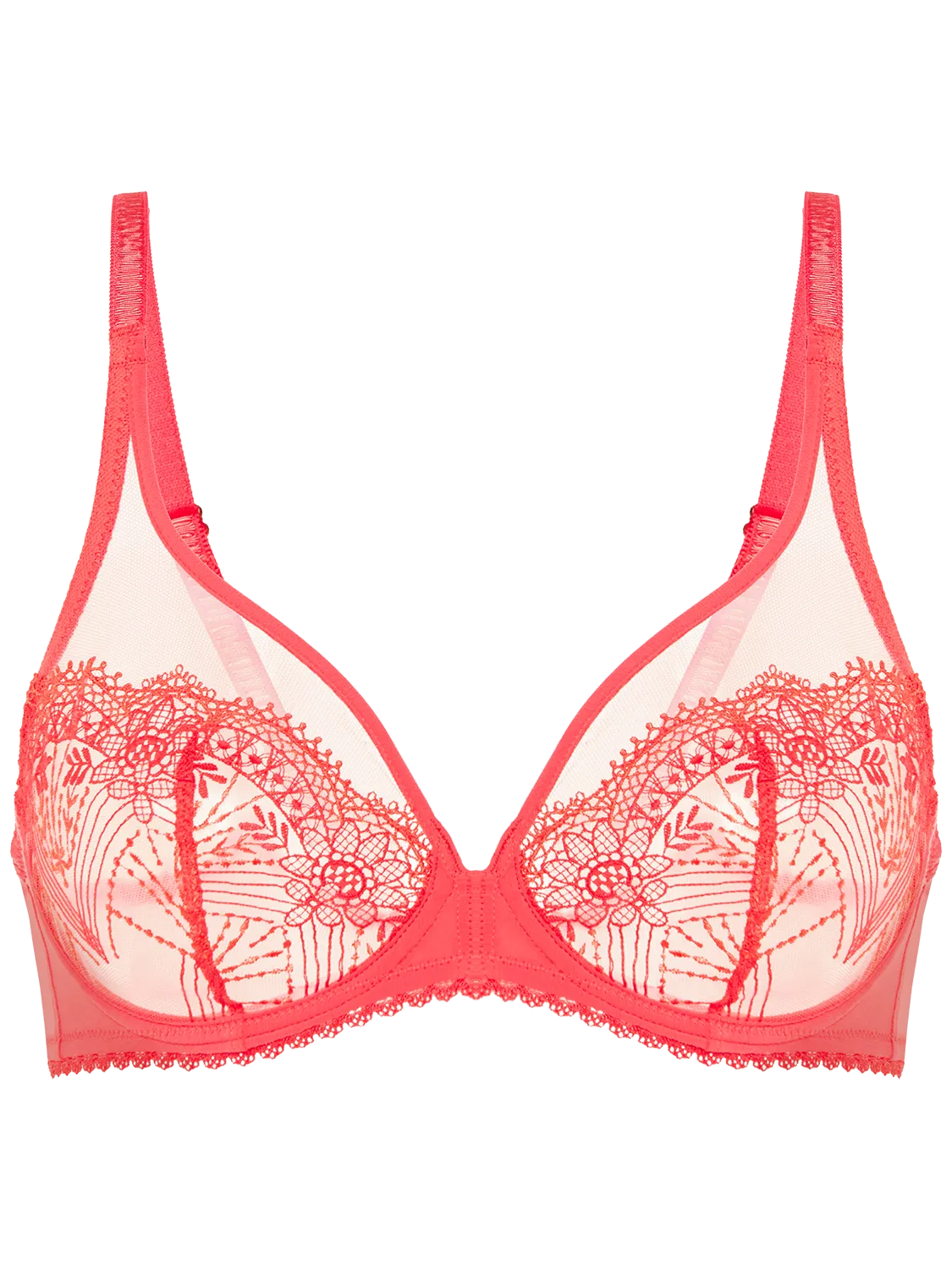 Allure Full Coverage Plunge - Coral