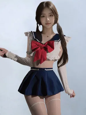 Anime Sailor Style Uniform Lingerie
