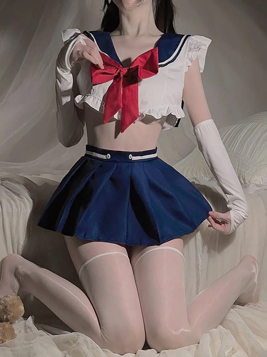 Anime Sailor Style Uniform Lingerie