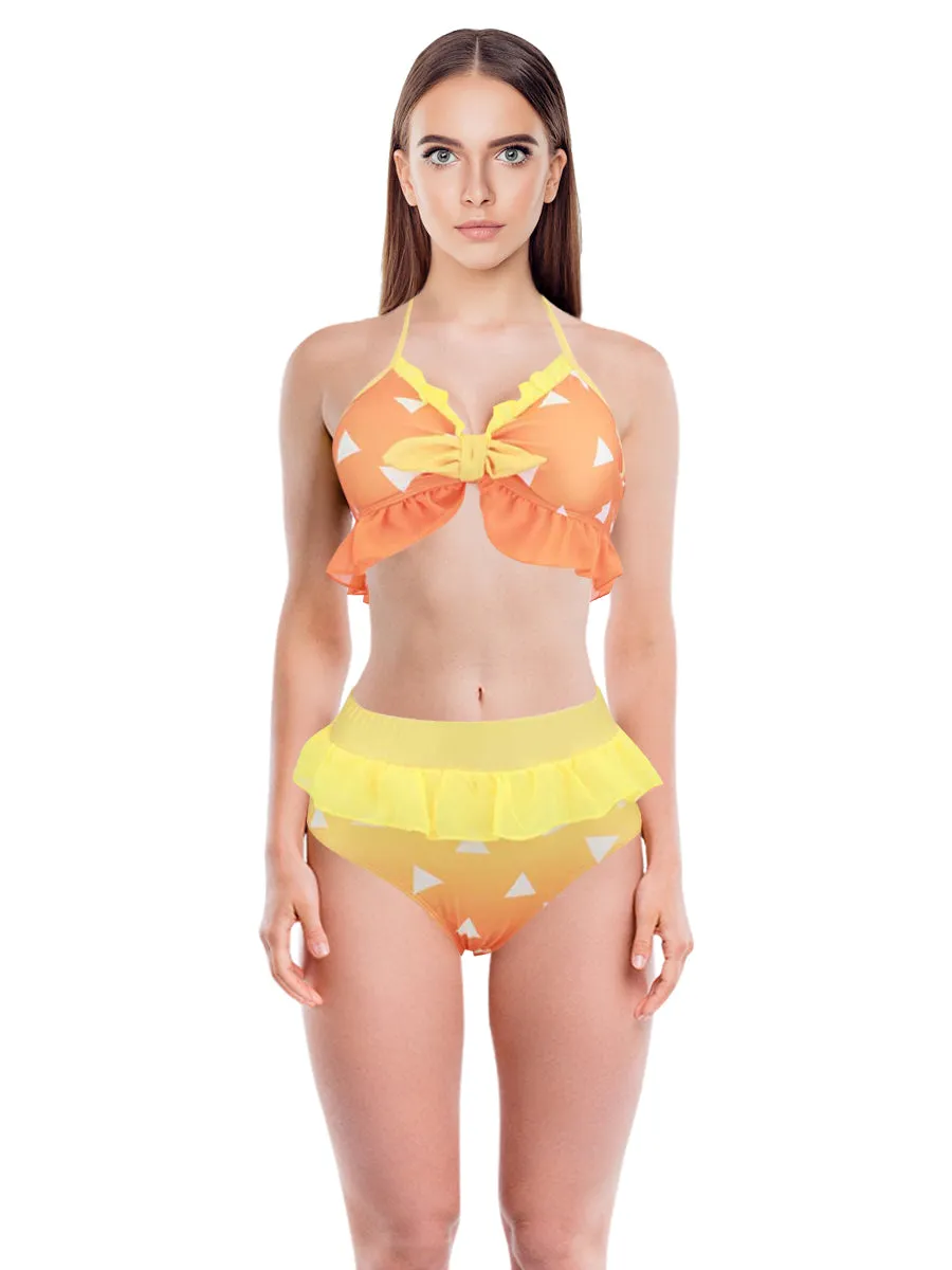 Anime Two Piece Cosplay Bikini Set
