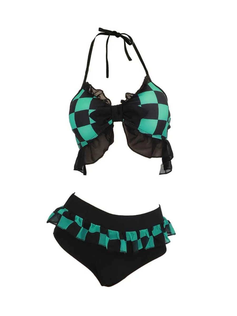 Anime Two Piece Cosplay Bikini Set