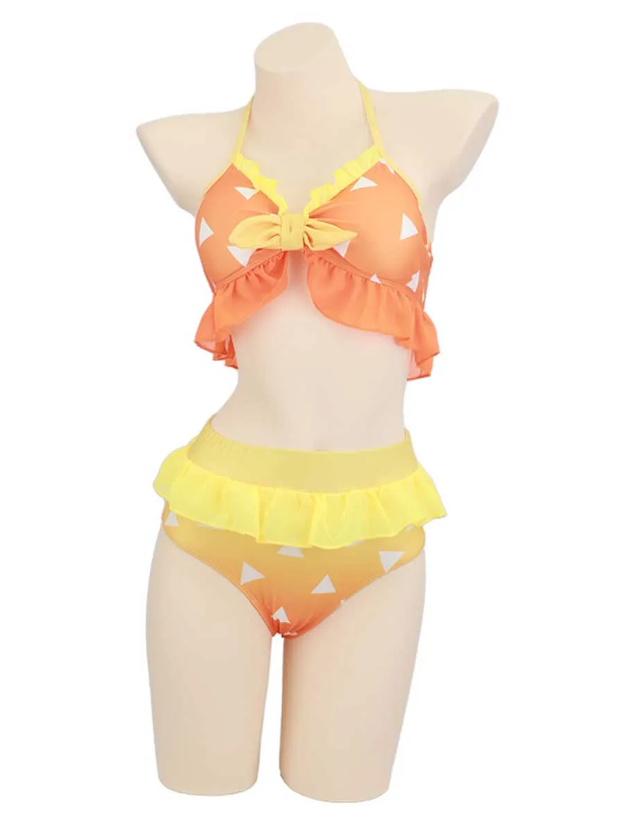 Anime Two Piece Cosplay Bikini Set
