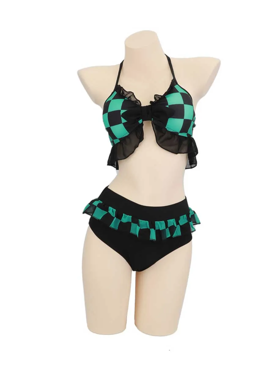 Anime Two Piece Cosplay Bikini Set