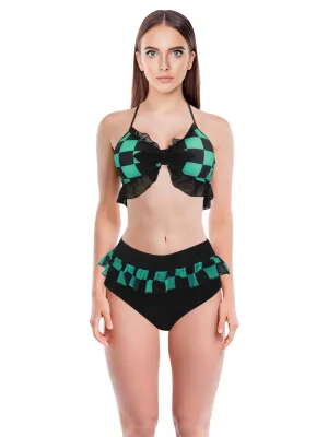 Anime Two Piece Cosplay Bikini Set
