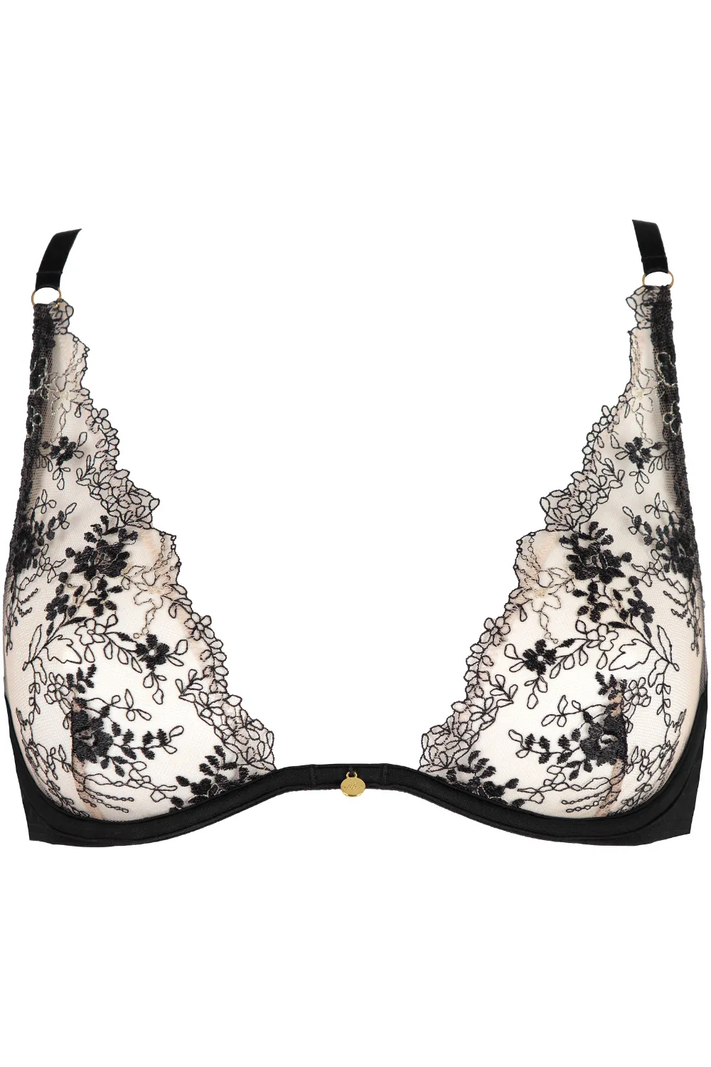 Aprs Minuit Underwired Triangle Bra Black