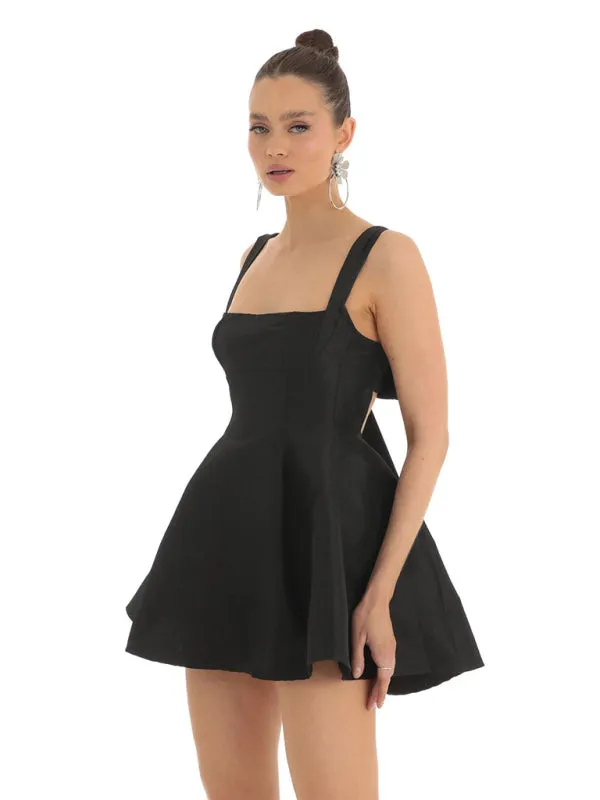 Bow Knot Swing Party Dress