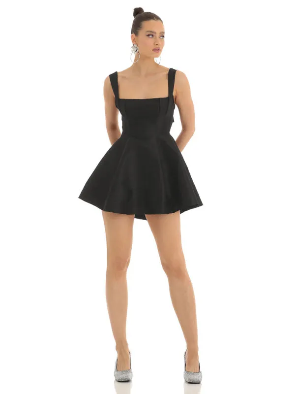 Bow Knot Swing Party Dress