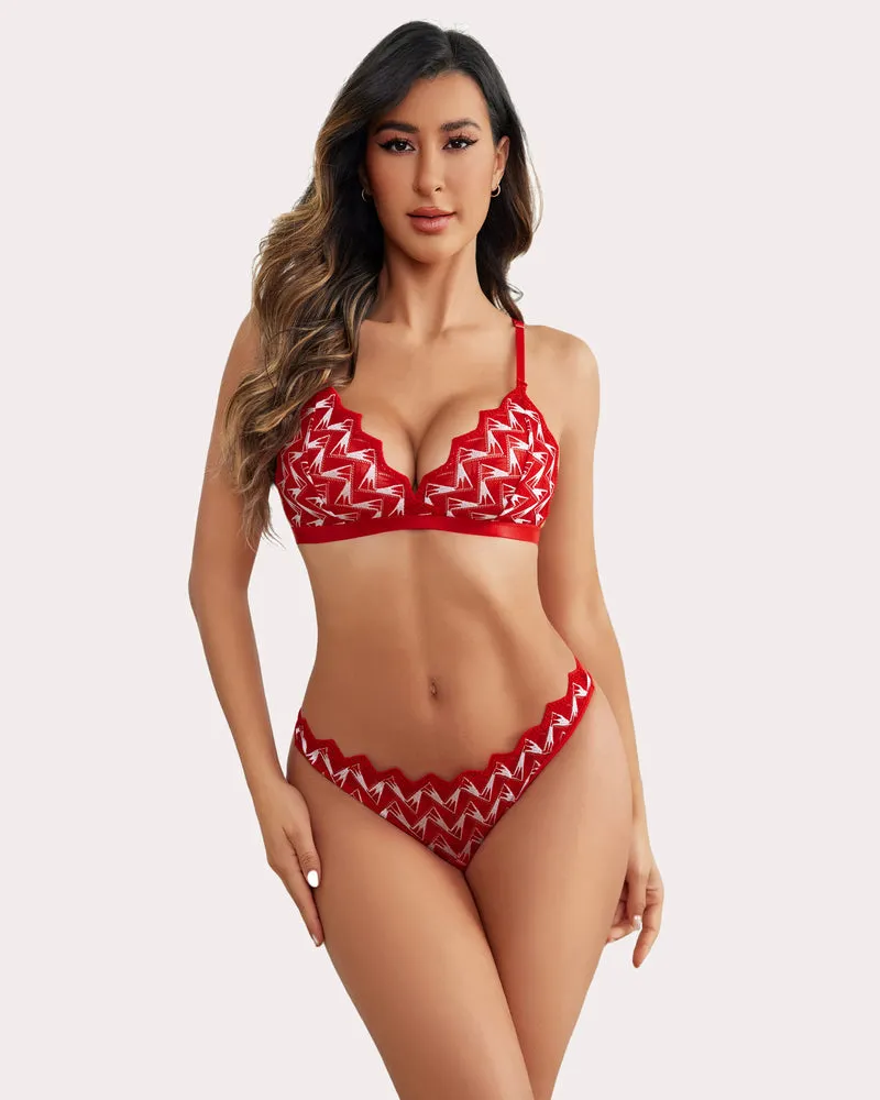 Criss Cross Bra And Panty Set (DE Only)