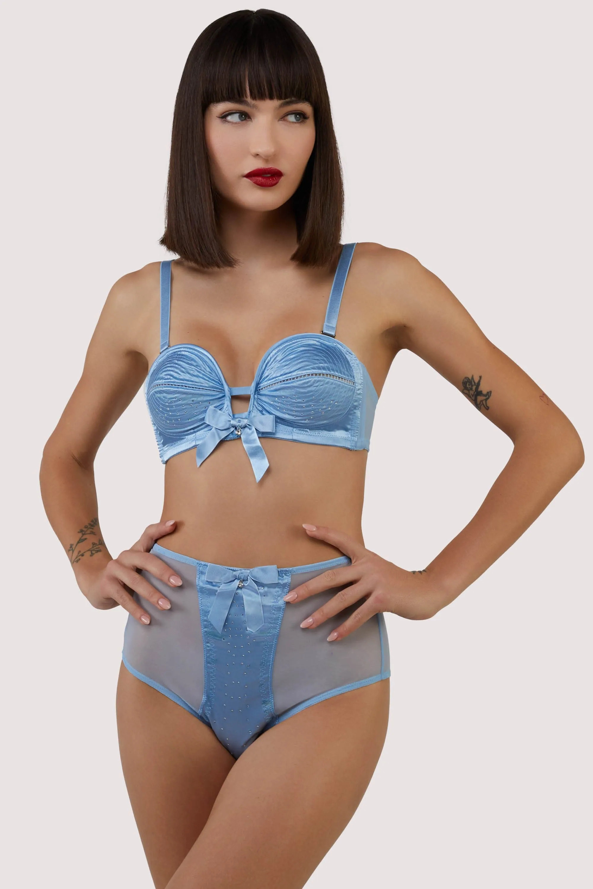 Dorothy Baby Blue Diamant Overwired Bra