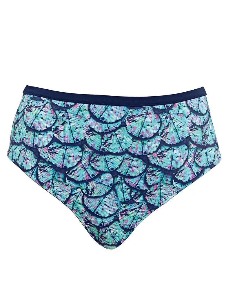 Elomi Abalone ES7083 Midnight Mid Rise Brief  Swimwear