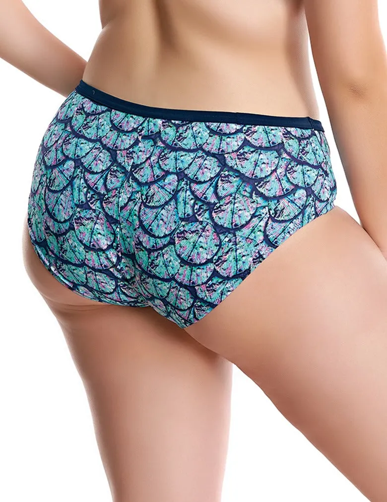 Elomi Abalone ES7083 Midnight Mid Rise Brief  Swimwear