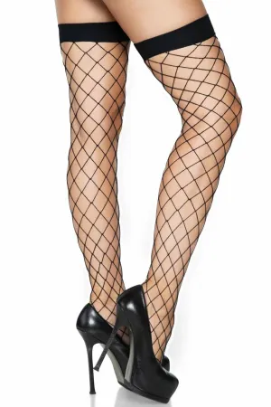 Fence Net Thigh Highs