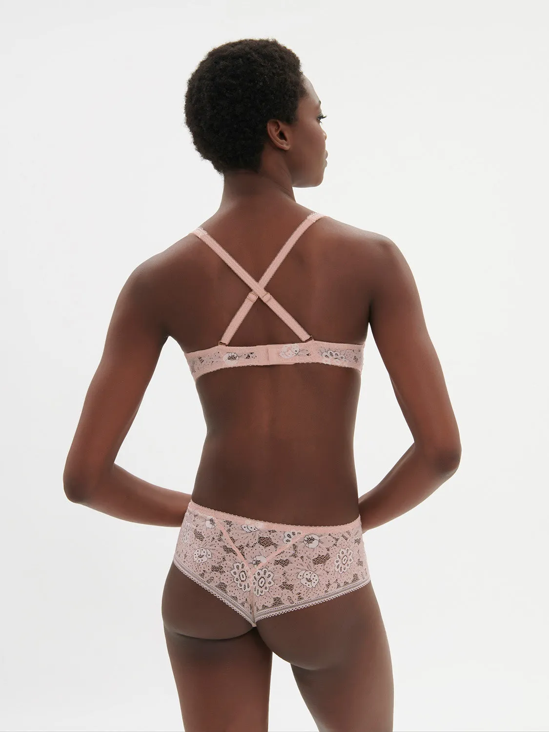 Festive Bralette - Ballet Pink