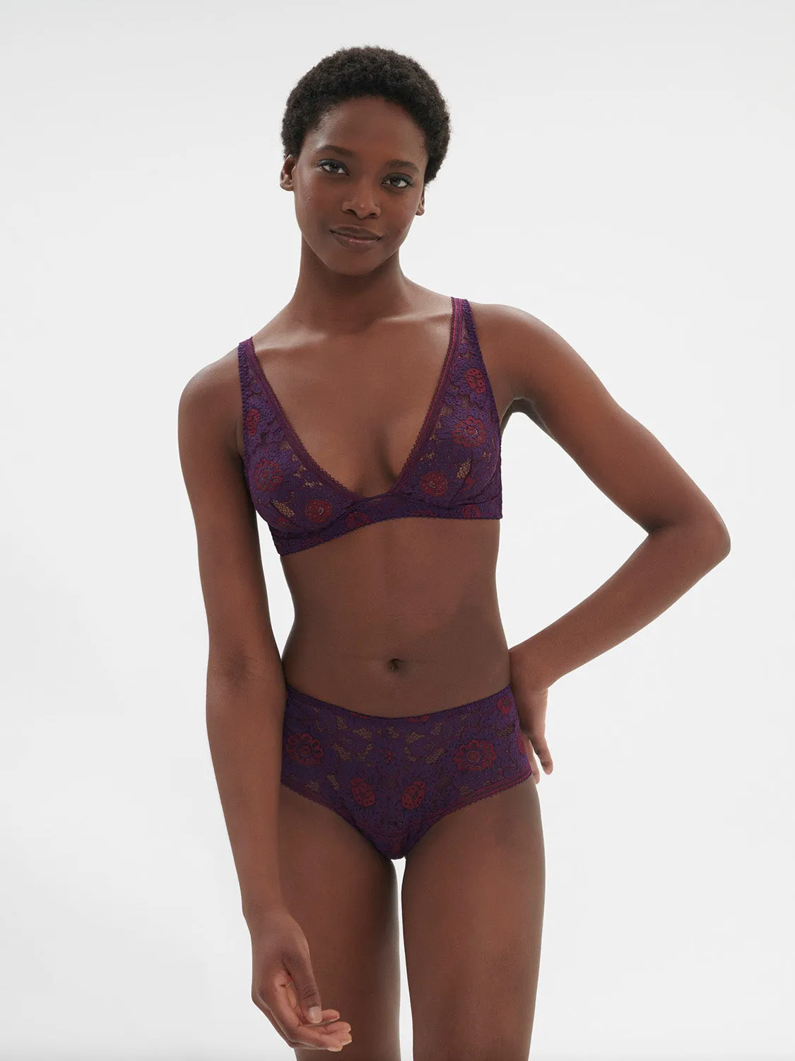 Festive Bralette - Euphoria Purple