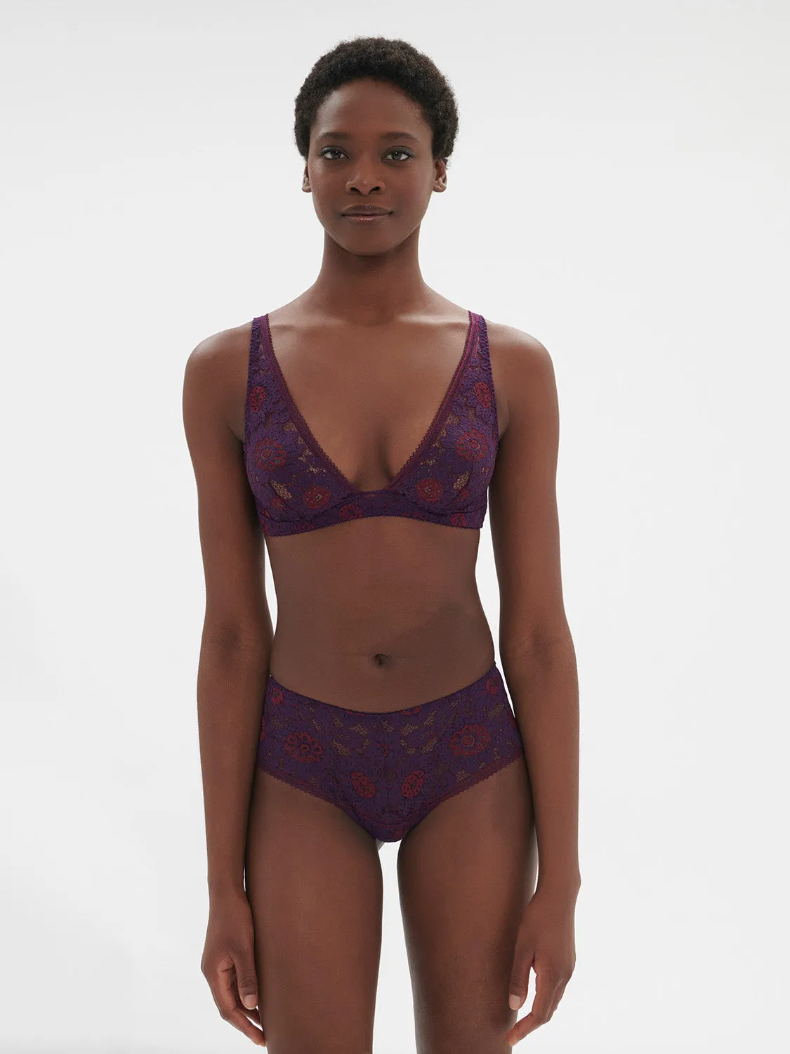 Festive Bralette - Euphoria Purple