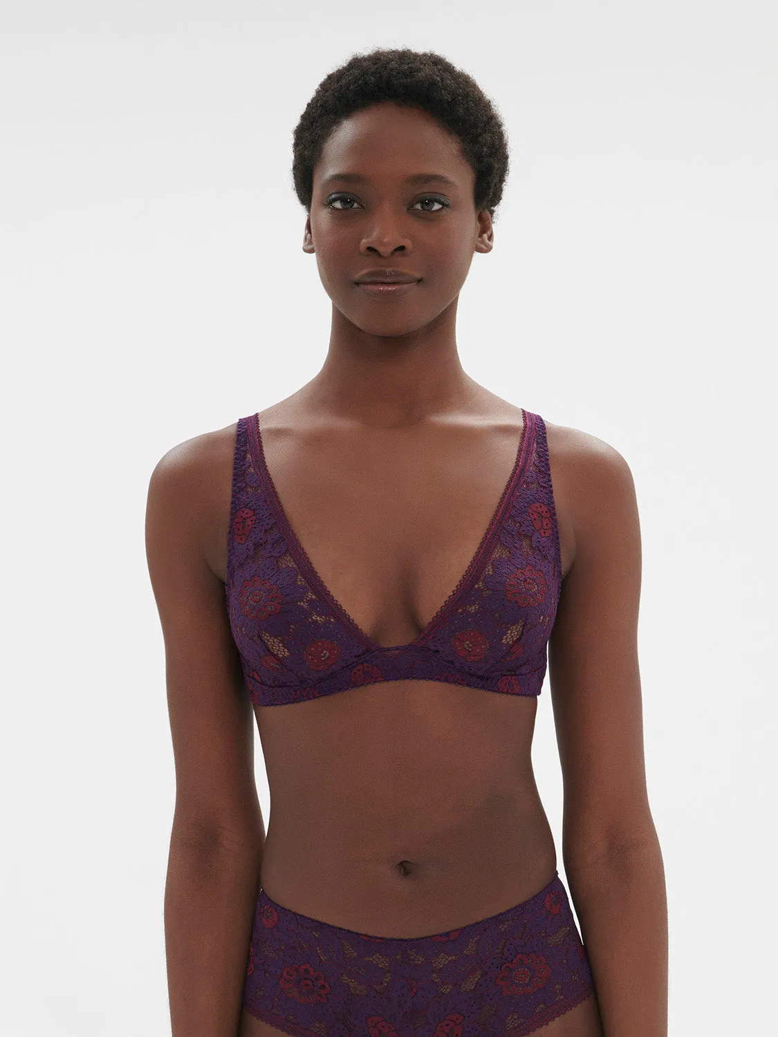 Festive Bralette - Euphoria Purple