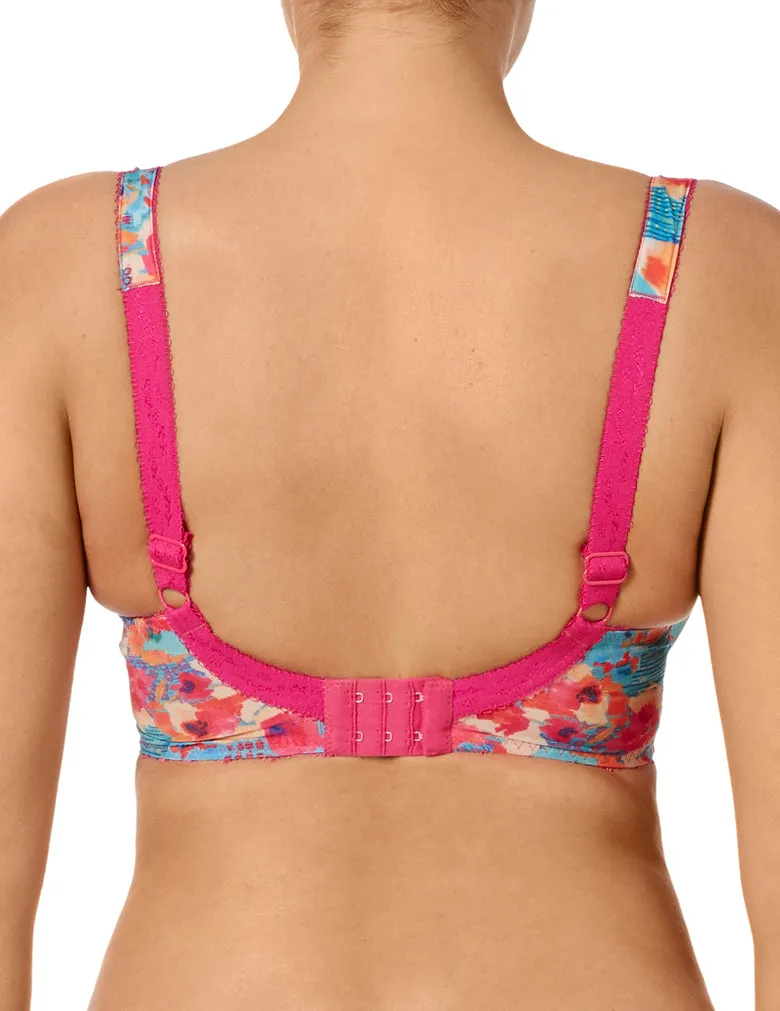 Freya Doodle AA1731 Hot Pink Underwire Plunge Balconette Bra