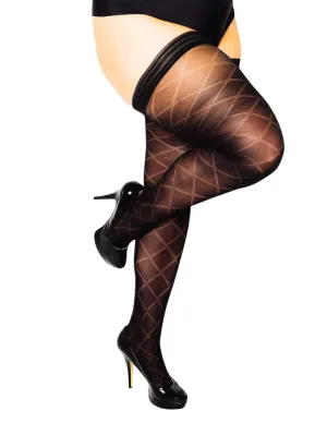 Glamory Hosiery Hold Ups 50504 Venus50 Black