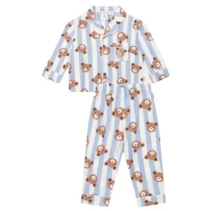 Hux Dream Blue Classic Hux Stripe Sleep Set