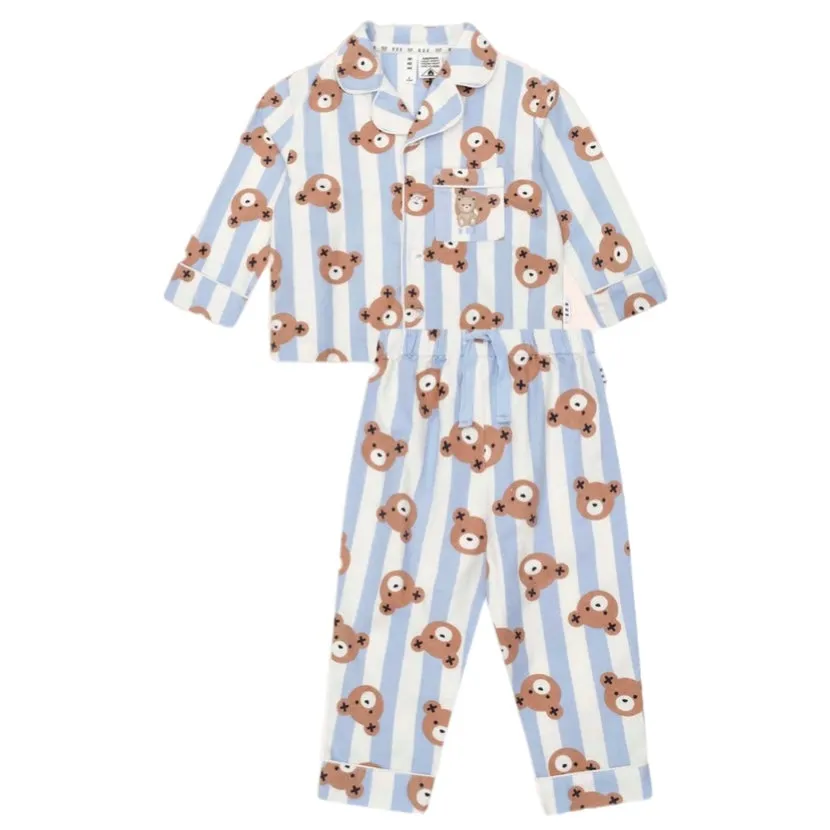 Hux Dream Blue Classic Hux Stripe Sleep Set