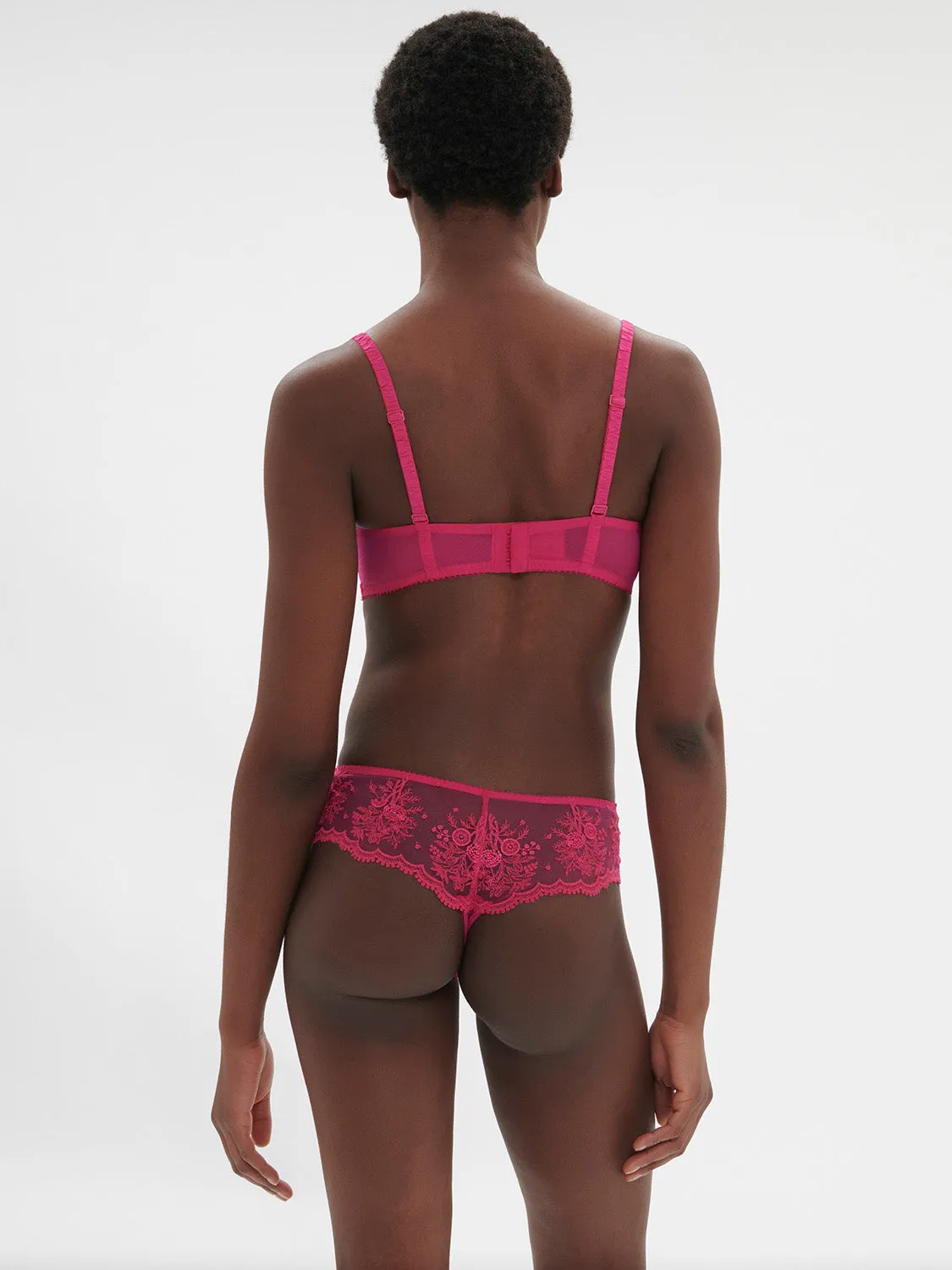Intrigue Sheer Demi - Disco Pink