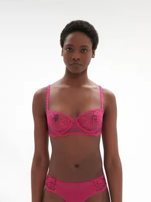 Intrigue Sheer Demi - Disco Pink