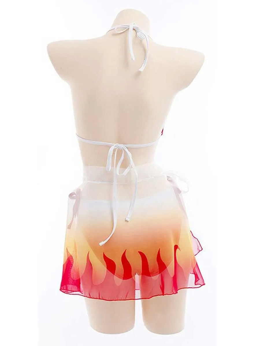 Japanese Anime Cosplay Bikini Set
