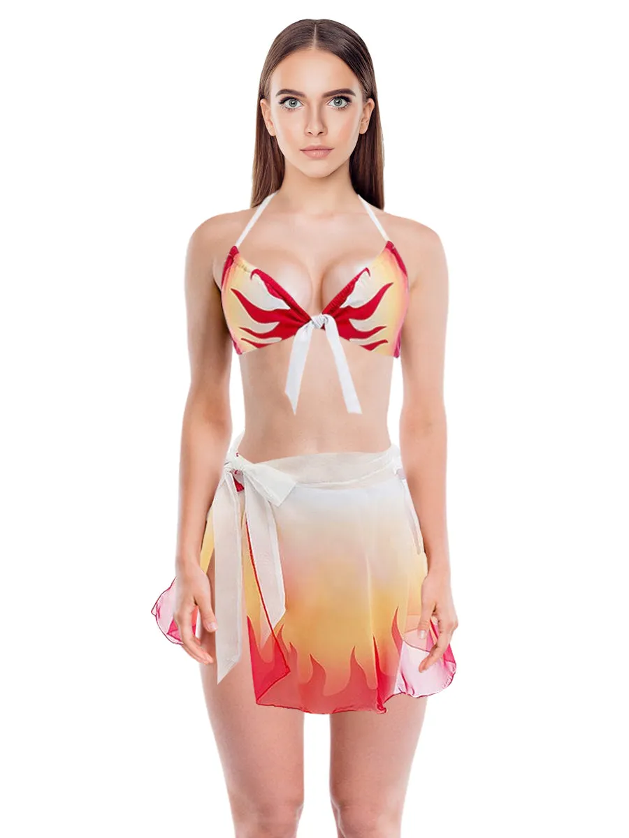 Japanese Anime Cosplay Bikini Set