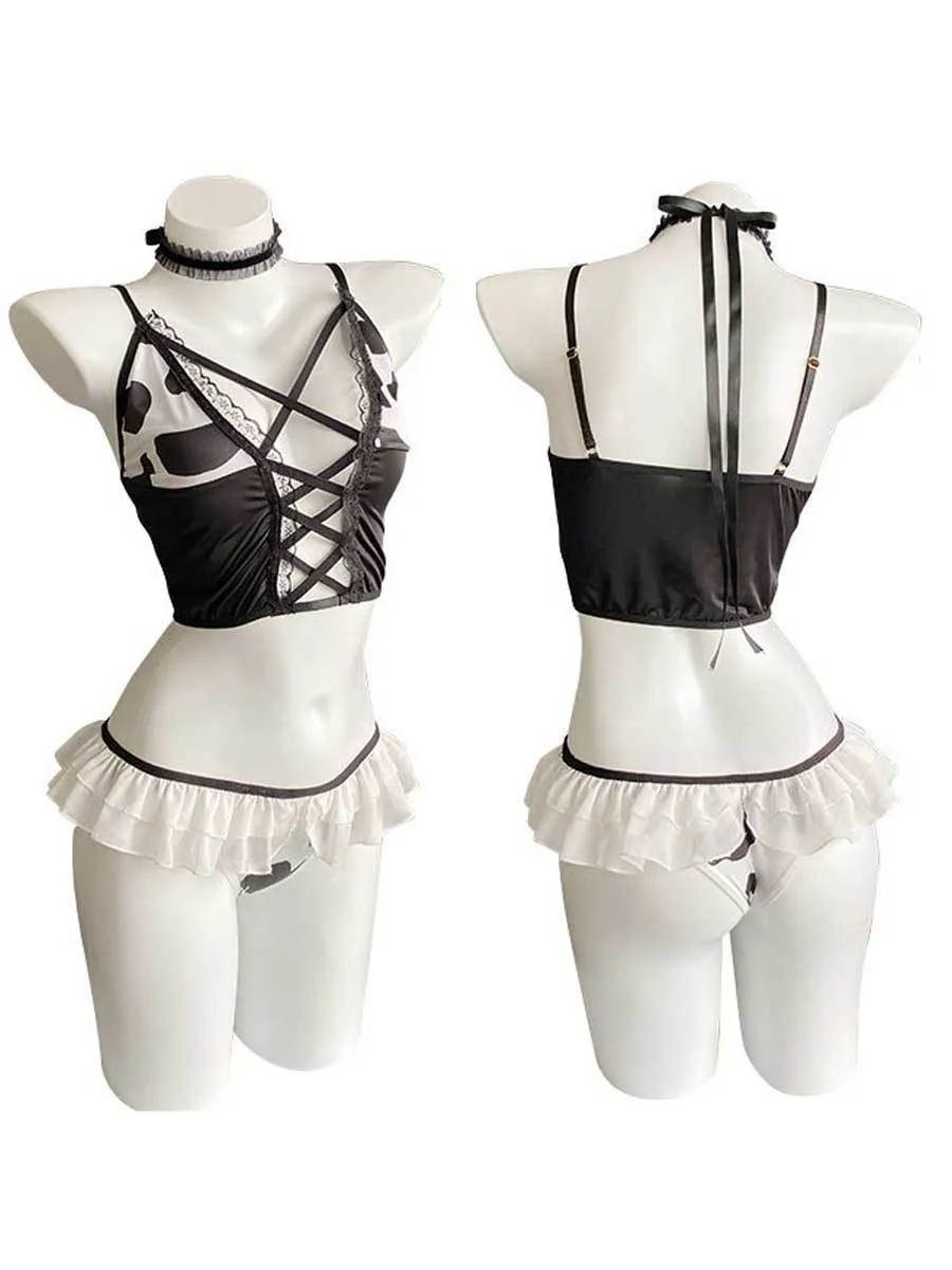 Milk Cow Bra and Panty Set