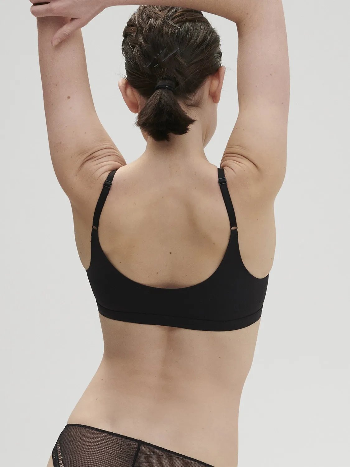 Olympe Triangle Bralette - Black