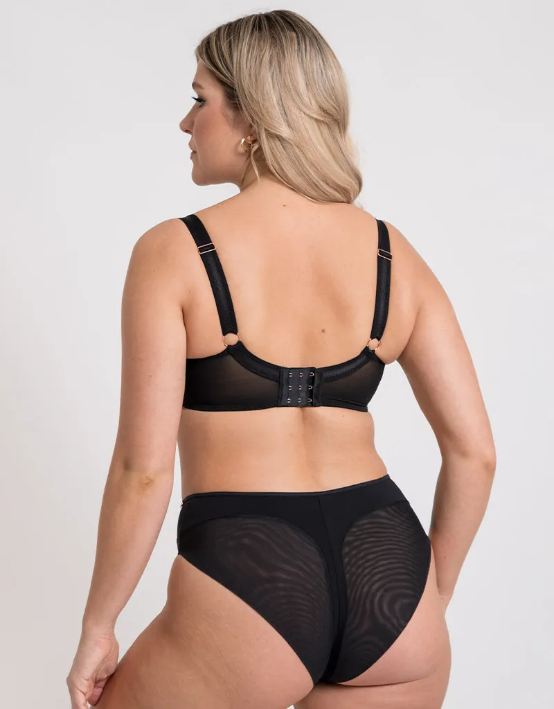 Scantilly Swerve Bandeau Bra Black